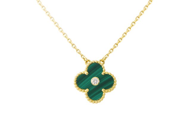 Fake Van Cleef & Arpels Vitange Alhmabra Necklace 1 Motif